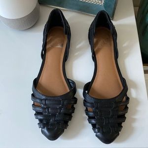 Dolce Vita Black Flats, Size 7